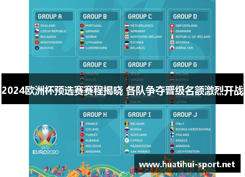 2024欧洲杯预选赛赛程揭晓 各队争夺晋级名额激烈开战